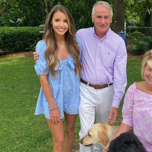 Cleobella Chambray Puff Sleeve Mini Dress